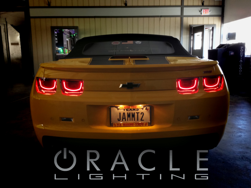 Chevrolet Camaro Tail Light Halo Kit - Rear - ORACLE Lighting - Afterburner 2.0 - Red - `10-`13